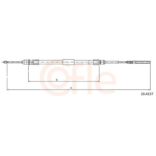 92.10.4137 - Cable, parking brake 