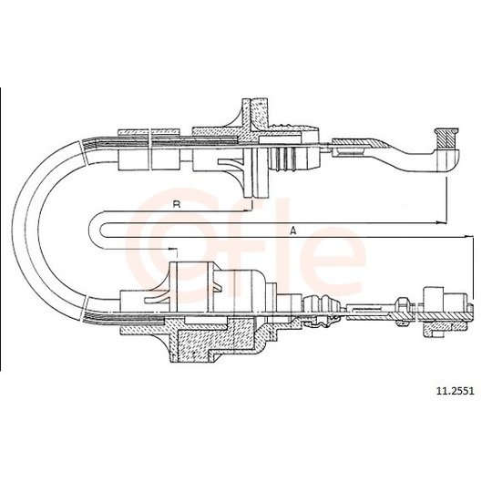 92.11.2551 - Clutch Cable 