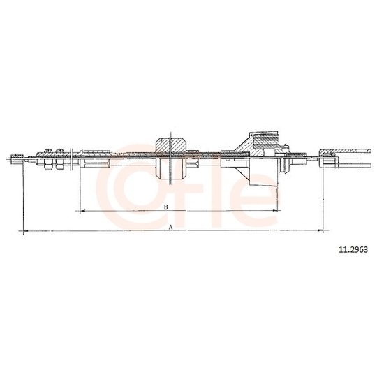 92.11.2963 - Clutch Cable 