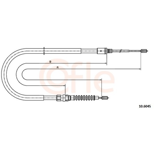 92.10.6045 - Cable, parking brake 