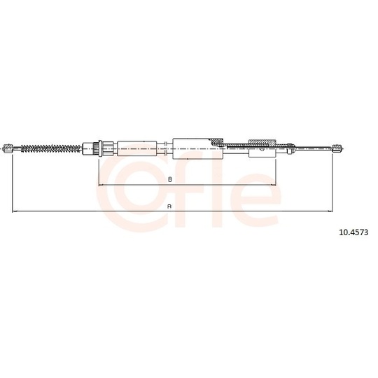 92.10.4573 - Cable, parking brake 