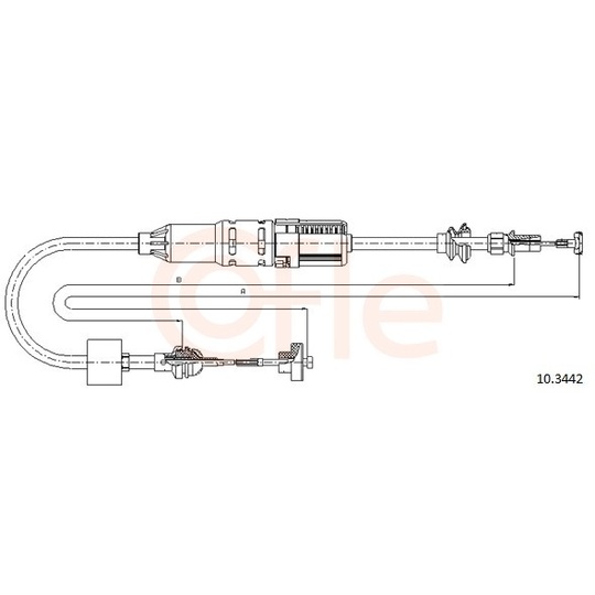 92.10.3442 - Clutch Cable 