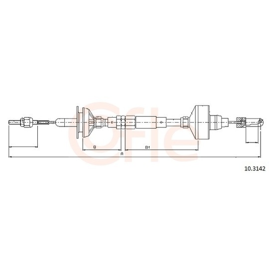 92.10.3142 - Clutch Cable 