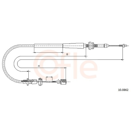 92.10.0862 - Accelerator Cable 