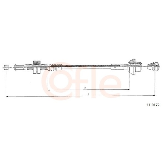 92.11.0172 - Accelerator Cable 