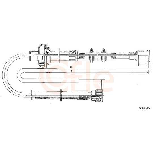 92.S07045 - Tacho Shaft 