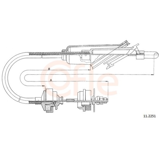 92.11.2251 - Clutch Cable 