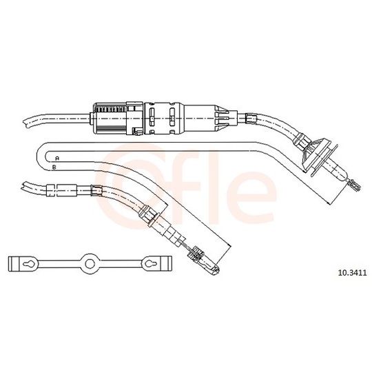 92.10.3411 - Clutch Cable 