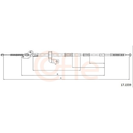 92.17.1559 - Cable, parking brake 