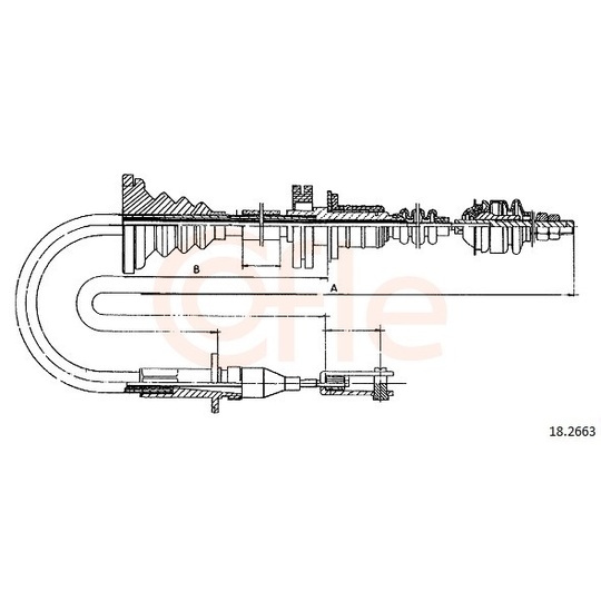 92.18.2663 - Clutch Cable 