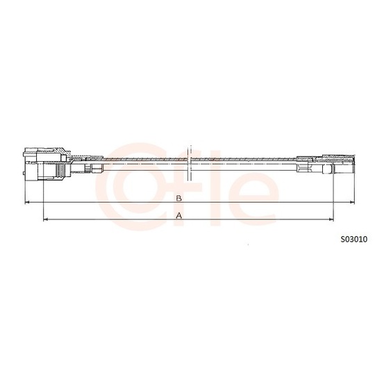 92.S03010 - Tacho Shaft 