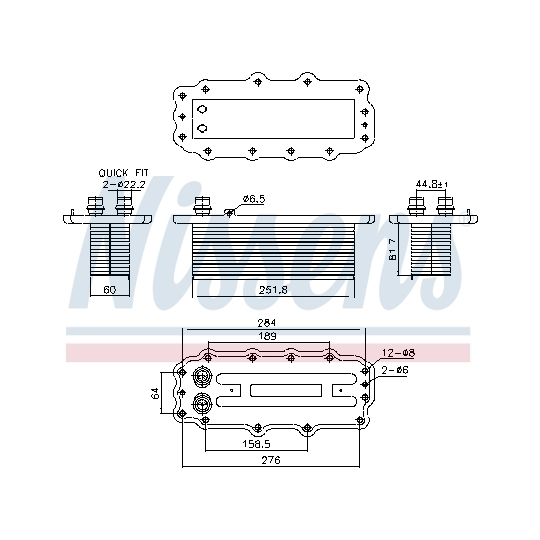 961295 - Kompressoriõhu radiaator 