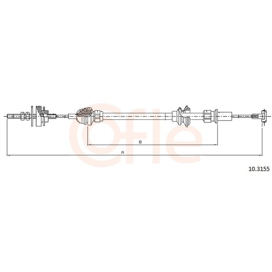 92.10.3155 - Clutch Cable 