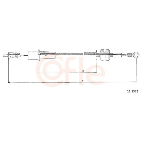 92.11.1323 - Accelerator Cable 