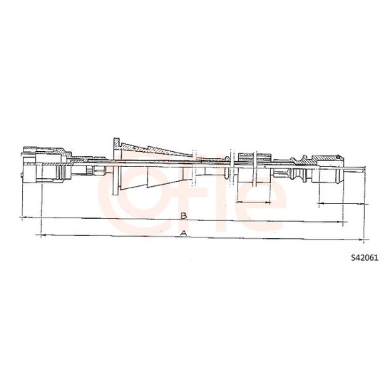 92.S24061 - Hastighetsmätaraxel 