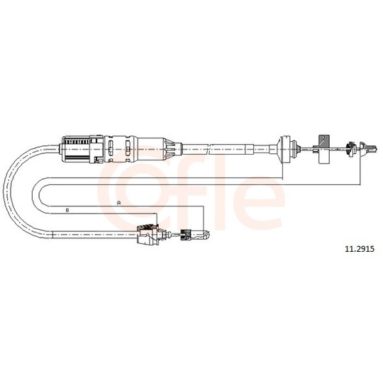 92.11.2915 - Clutch Cable 