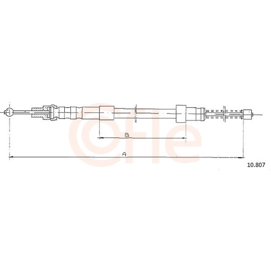 92.10.807 - Cable, parking brake 