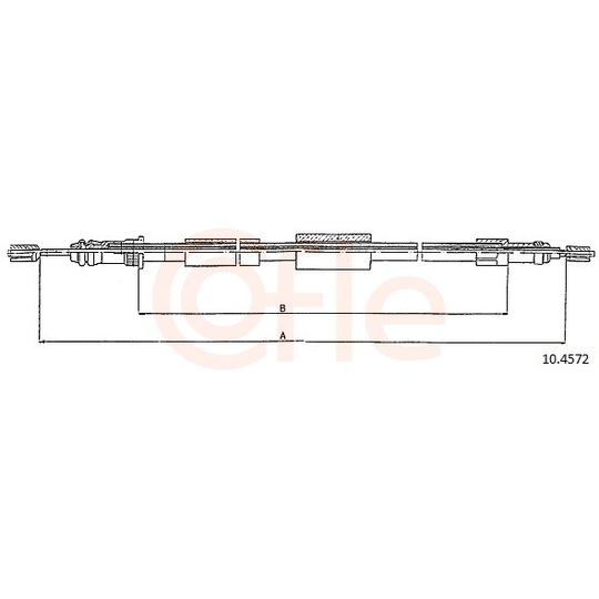 92.10.4572 - Cable, parking brake 