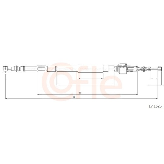 92.17.1526 - Cable, parking brake 