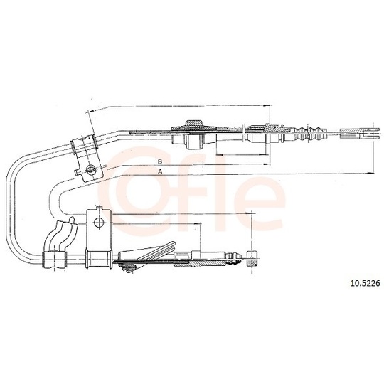 92.10.5226 - Cable, parking brake 