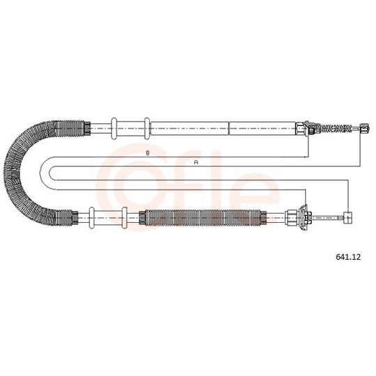 92.641.12 - Cable, parking brake 