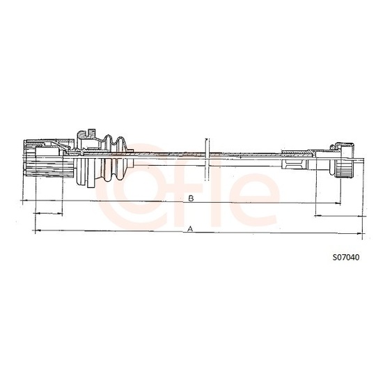 92.S07040 - Tacho Shaft 