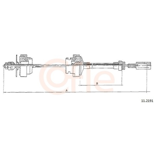 92.11.2191 - Clutch Cable 