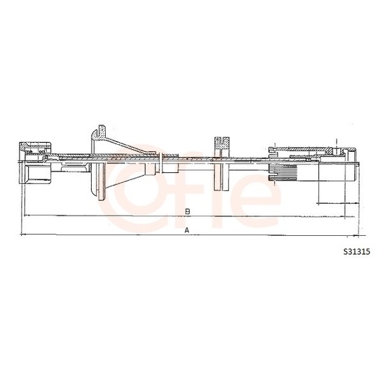 92.S31315 - Tacho Shaft 