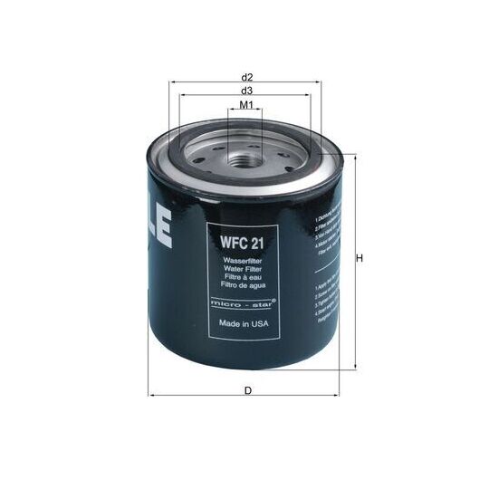 WFC 21 - Coolant Filter 