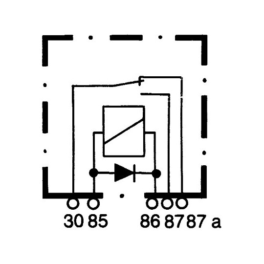 4RD 933 332-087 - Relee, Töövool 