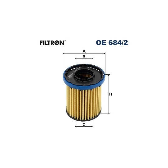 OE 684/2 - Oil filter 