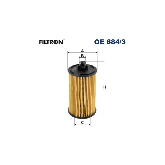 OE 684/3 - Oil filter 