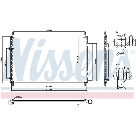 940953 - Condenser, air conditioning 