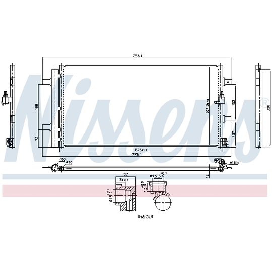 941261 - Condenser, air conditioning 