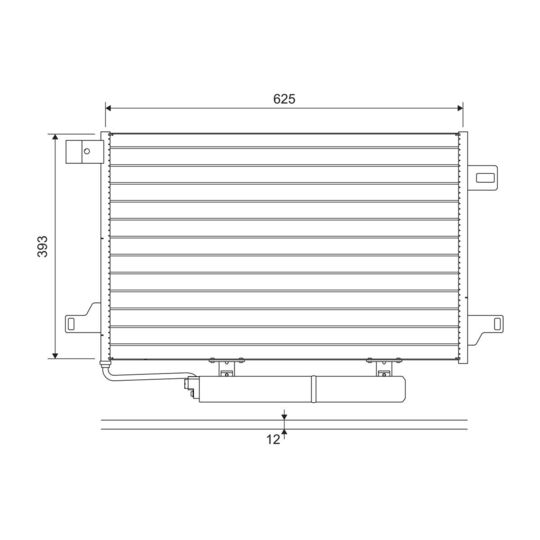 822689 - Kondensor, klimatanläggning 