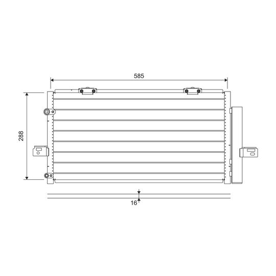 822698 - Kondensor, klimatanläggning 