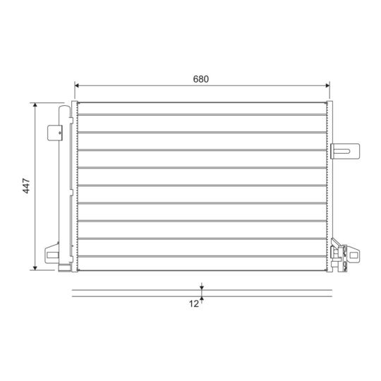 822691 - Condenser, air conditioning 