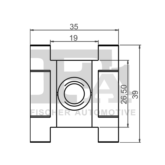 11-40126.5 - Clip, trim/protection strip 