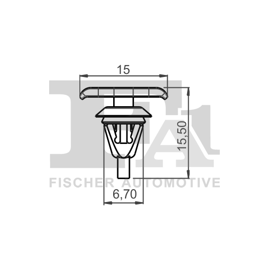 77-40003.5 - Clip, trim/protection strip 