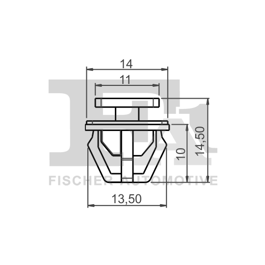 89-40005.10 - Clip, trim/protection strip 