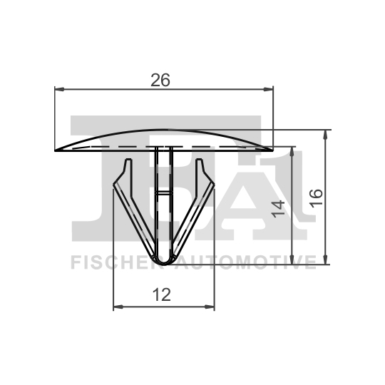 89-10001.25 - Clip, trim/protection strip 