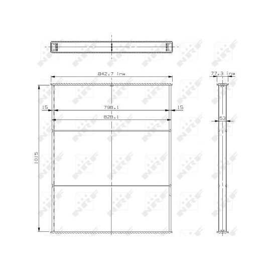 23464 - Core, radiator 