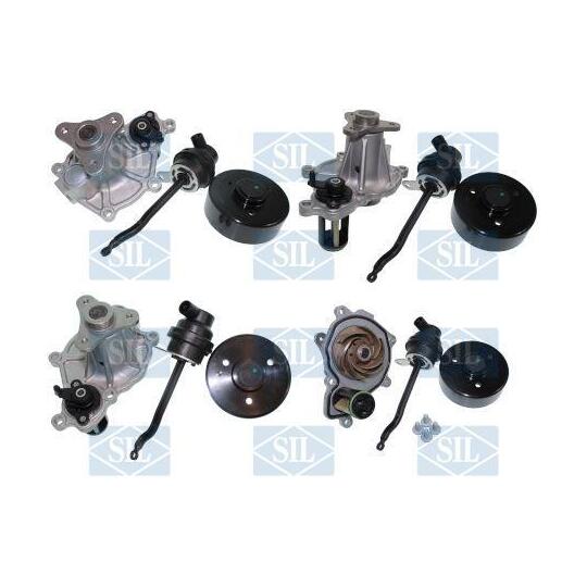 PA1631 - Water Pump, engine cooling 