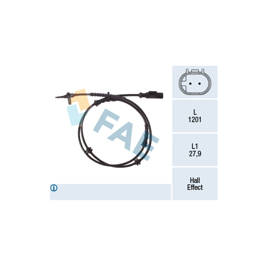 78322 - Sensor, wheel speed 