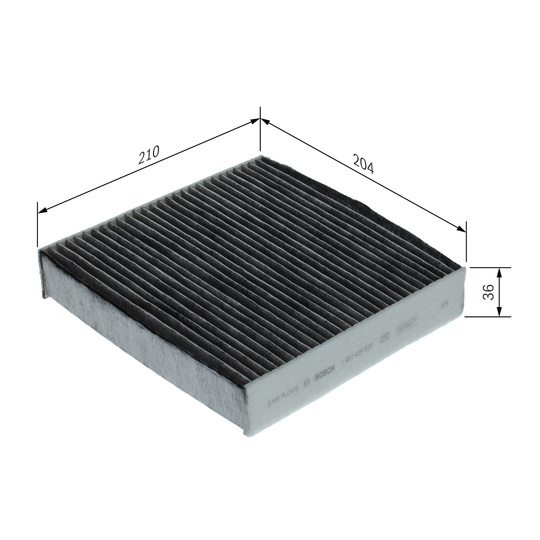 1 987 435 626 - Filter, interior air 