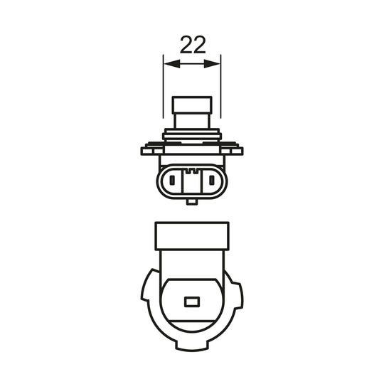 1 987 302 027 - Glödlampa, huvudstrålkastare 