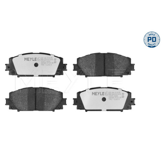 025 244 5116/PD - Brake Pad Set, disc brake 