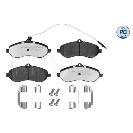 025 245 9518/PD - Brake Pad Set, disc brake 