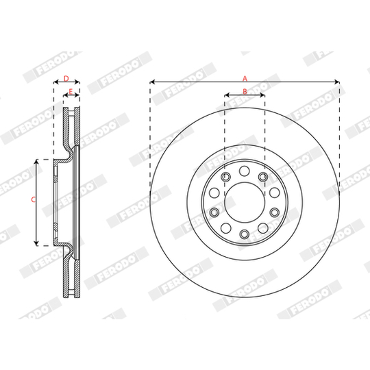 DDF3052C - Brake Disc 