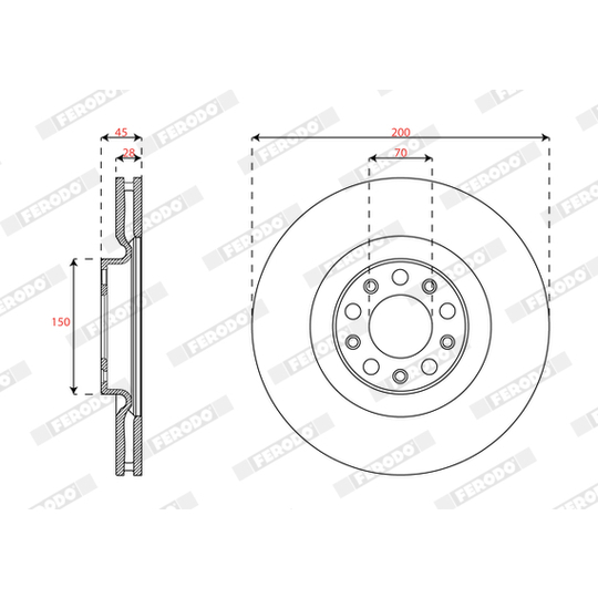 DDF3052C - Brake Disc 